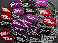 Image 1 of Dog Tags or Guitar Pick Necklace  - Tuff, Metal Sludge, Shameless, or Vains of Jenna 
