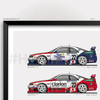 Image 2 of Nissan Skyline GT-R LM Le Mans Car Poster