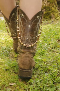 Image 1 of Beaded Flower Boot Chains