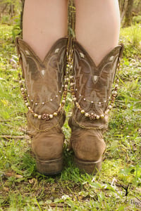 Image 2 of Beaded Flower Boot Chains