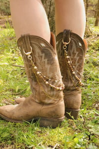 Image 3 of Beaded Flower Boot Chains
