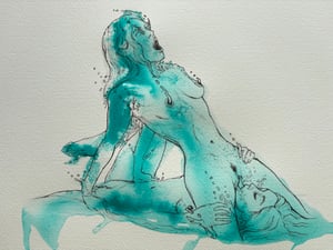 Image of Wave Study 4 - Original 9”x12”
