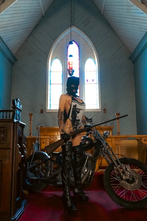 Image of Toxic Vision Mountain Choppers bodysuit