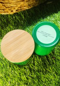 Image 2 of Emerald glass boho candles