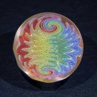 Image 1 of Pastel Rainbow Thunderbolt Murrini Marble