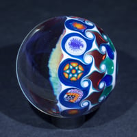 Image 4 of Pastel Rainbow Thunderbolt Murrini Marble