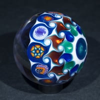Image 5 of Pastel Rainbow Thunderbolt Murrini Marble