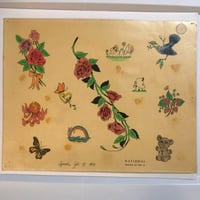 Image 1 of 1983 Apache Jil hand colored production sheet 11x14