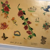 Image 2 of 1983 Apache Jil hand colored production sheet 11x14