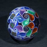 Image 5 of Rainbow Reticello Murrini Pinwheel Marble 1