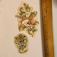 Image 1 of 1970’s hand colored pork chop bits 