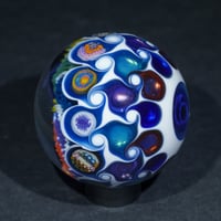 Image 5 of Rainbow Reticello Murrini Pinwheel Marble 2