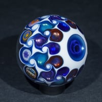 Image 6 of Rainbow Reticello Murrini Pinwheel Marble 2