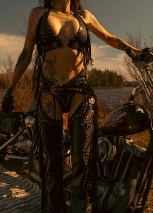Image of Toxic Vision Golden Hour black chaps