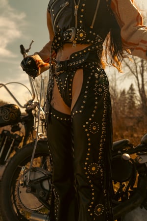 Image of Toxic Vision Golden Hour black chaps