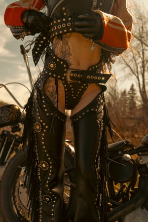 Image of Toxic Vision Golden Hour black chaps