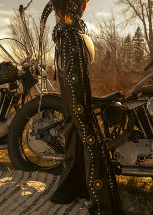 Image of Toxic Vision Golden Hour black chaps
