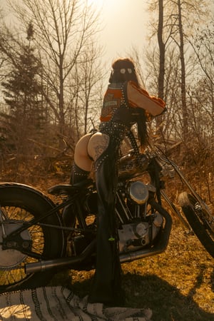 Image of Toxic Vision Golden Hour black chaps