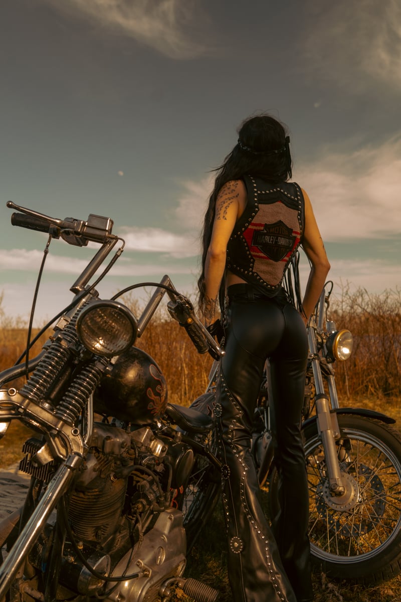 Image of Toxic Vision Golden Hour concho pants