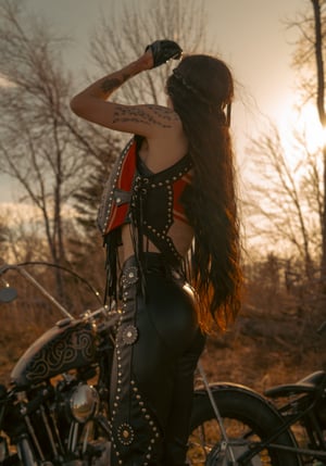 Image of Toxic Vision Golden Hour concho pants