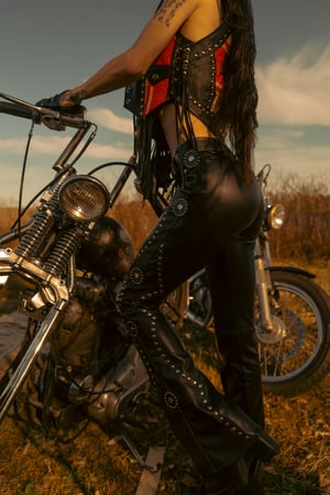 Image of Toxic Vision Golden Hour concho pants