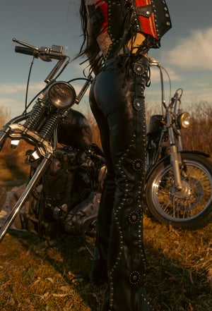 Image of Toxic Vision Golden Hour concho pants