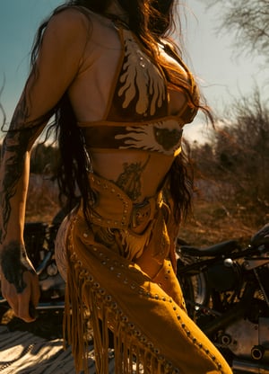 Image of Toxic Vision Golden Hour flame bikini set