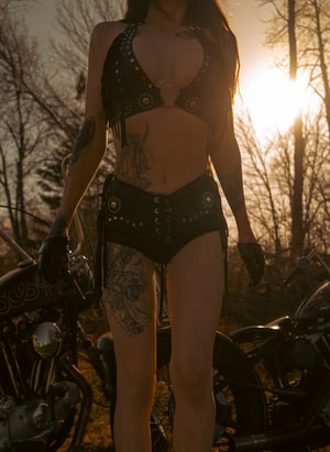 Image of Toxic Vision Golden Hour black hot pants