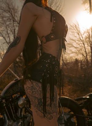 Image of Toxic Vision Golden Hour black hot pants