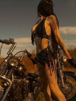 Image of Toxic Vision Golden Hour black hot pants