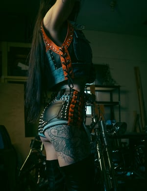 Image of Toxic Vision Chain Me Up hot pants