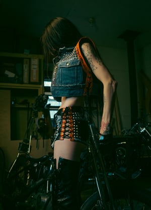 Image of Toxic Vision Chain Me Up hot pants