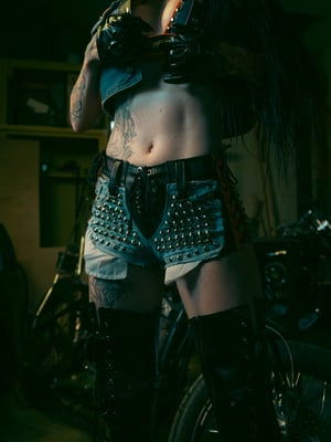 Image of Toxic Vision Chain Me Up hot pants