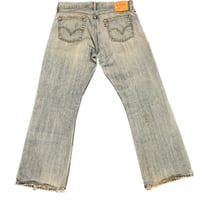Image 4 of Men's Levi's 527 Vintage 2006, SZ 34/30 Low Rise , Boot cut , Med wash ,100% Cotton 