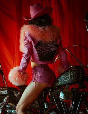 Image of Toxic Vision Jolene fluff jacket