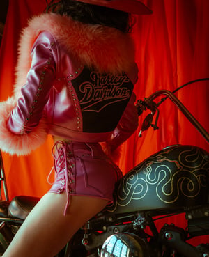 Image of Toxic Vision Jolene fluff jacket