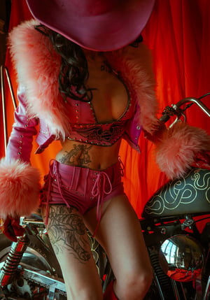 Image of Toxic Vision Jolene fluff jacket