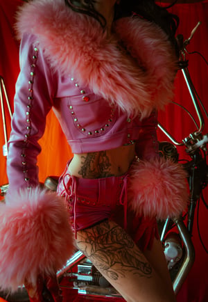 Image of Toxic Vision Jolene fluff jacket