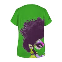 Image 2 of GREEN BEATFACE TSHIRT