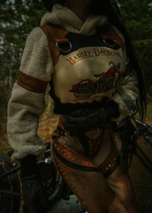 Image of Toxic Vision Into The Woods cropped sweater