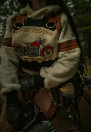 Image of Toxic Vision Into The Woods cropped sweater