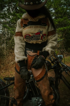 Image of Toxic Vision Into The Woods cropped sweater