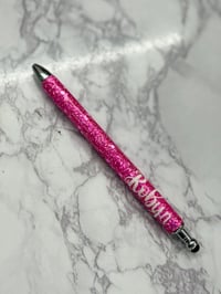 Custom name glitter pen