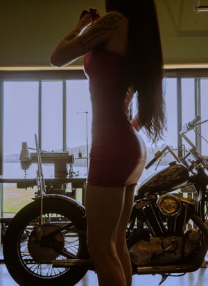 Image of Toxic Vision Red Racer dress