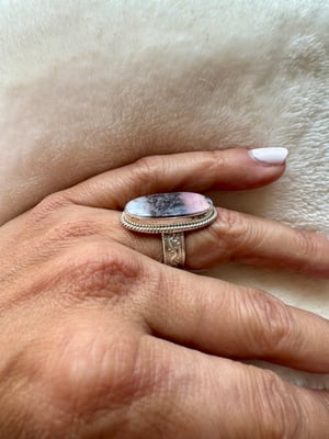 Image of Bague opale rose taille 52