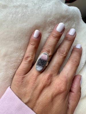 Image of Bague opale rose taille 52