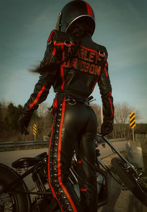 Image of Toxic Vision Road Warrior riding jacket LARGER SIZE