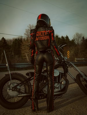 Image of Toxic Vision Road Warrior riding jacket LARGER SIZE