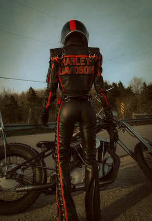 Image of Toxic Vision Road Warrior riding jacket LARGER SIZE