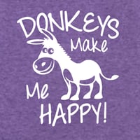 Image 4 of Ladies Adult Happy Donkey Tank Top